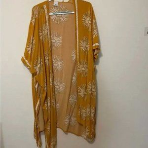 Sonoma yellow kimono cardigan